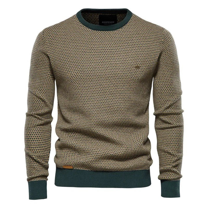 Daniel | Diamond Pattern Men’s Sweater