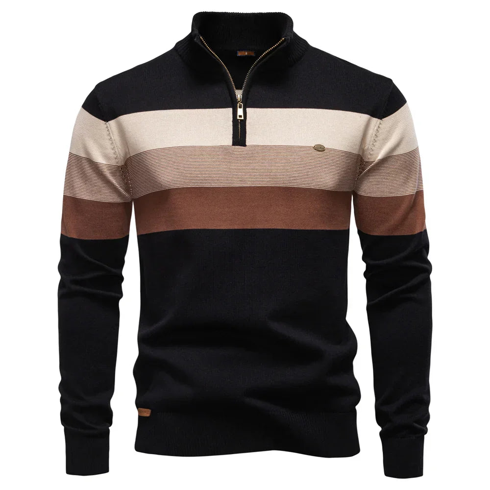 Marcus | Stylish Stand Collar Men’s Pullover