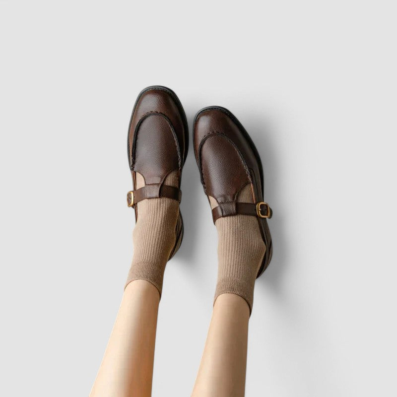 Celeste | Orthopedic Square-Toe Mary Jane Shoes
