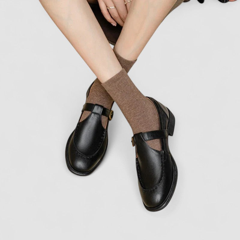 Celeste | Orthopedic Square-Toe Mary Jane Shoes