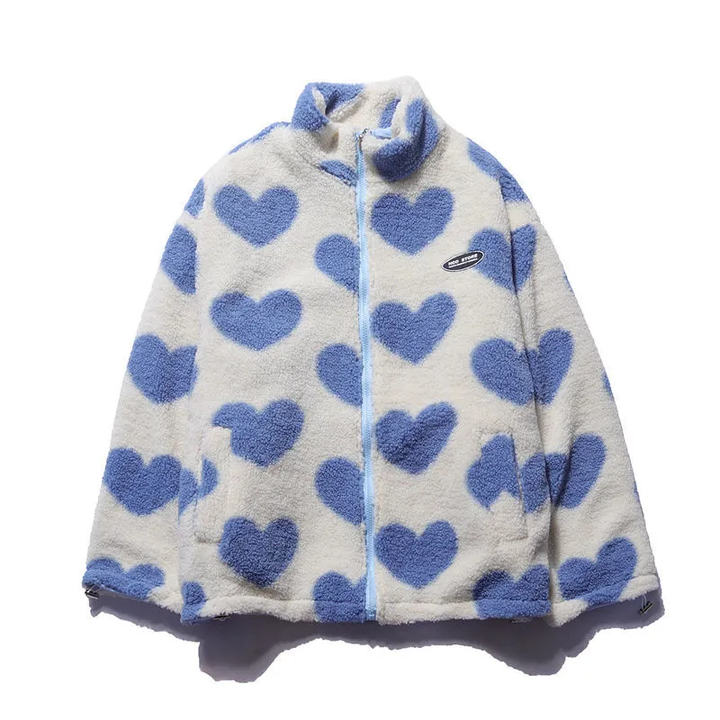 Rosaline | Reversible Heart-Pattern Jacket