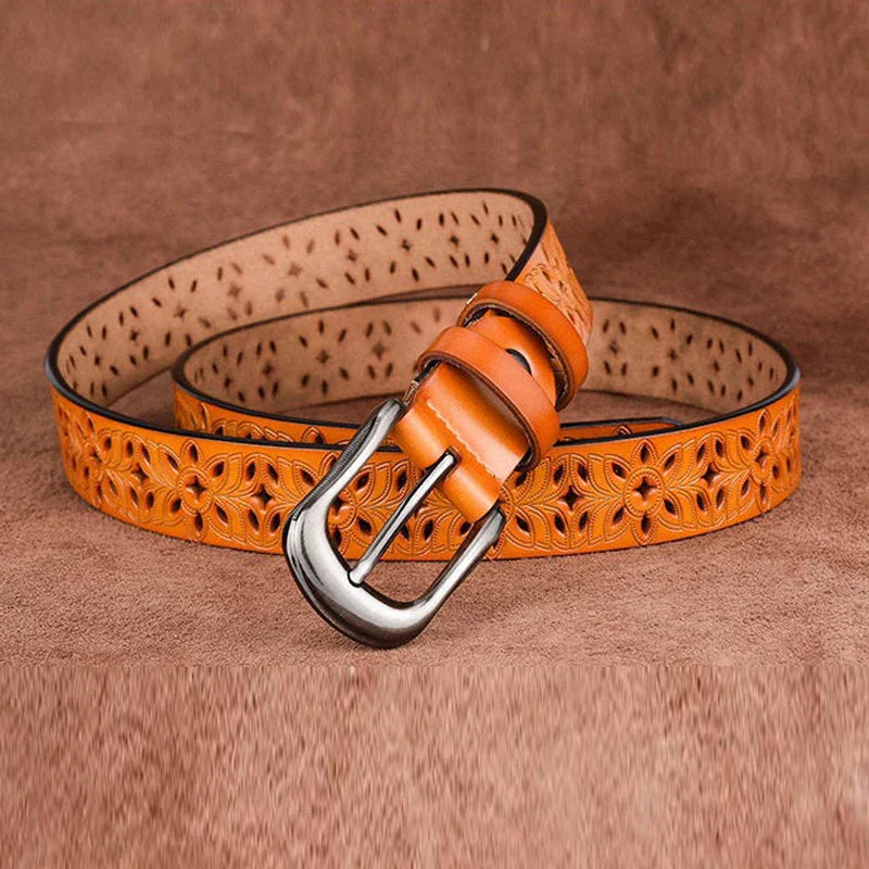 Isabella | Leather Belt for Women (115 cm)