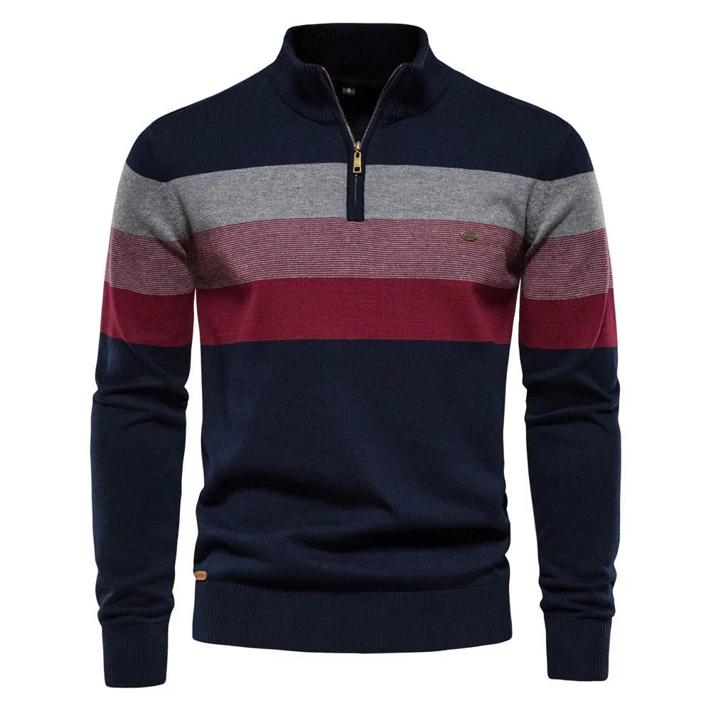 Marcus | Stylish Stand Collar Men’s Pullover