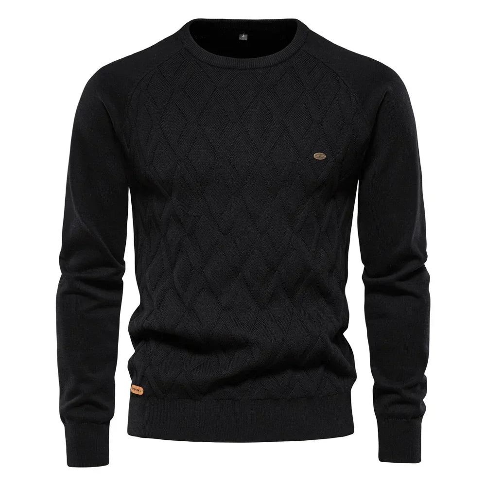 Arthur | Diamond Pattern Men’s Sweater
