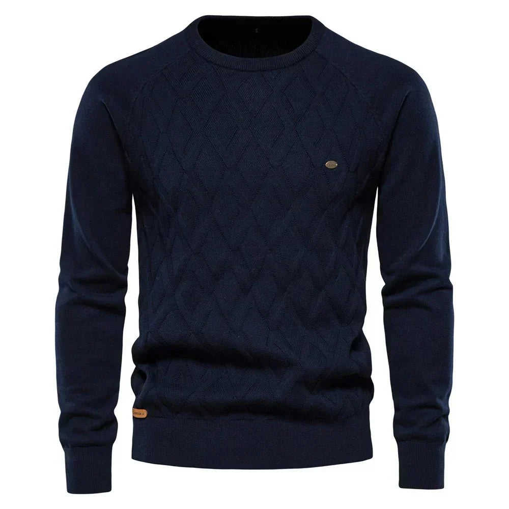 Arthur | Diamond Pattern Men’s Sweater