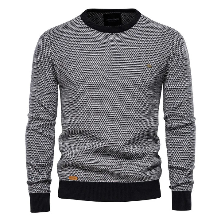 Daniel | Diamond Pattern Men’s Sweater
