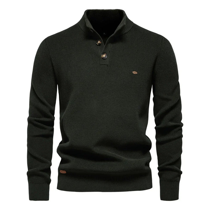 Nathan | Stylish Men’s Button-Detail Pullover
