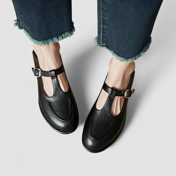 Noelle | Orthopedic Low-Heel Mary Jane Shoes
