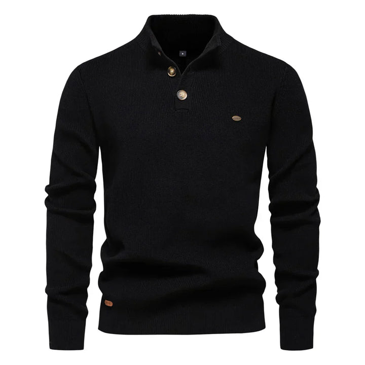 Nathan | Stylish Men’s Button-Detail Pullover