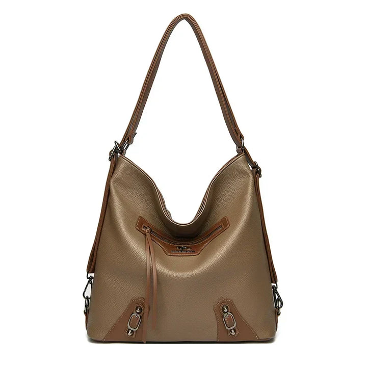 Mayas | Elegant leather multi-pocket bag