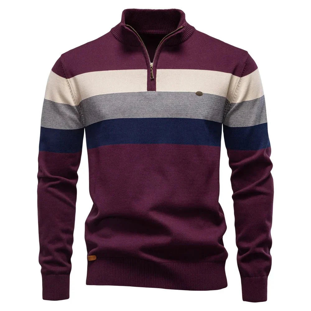 Marcus | Stylish Stand Collar Men’s Pullover