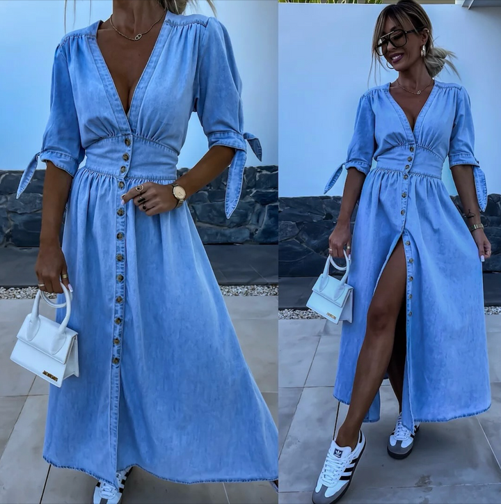 Indra | Denim Dress