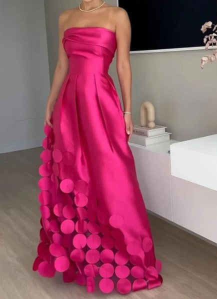 Caroline | Long Sheath Circle Dress
