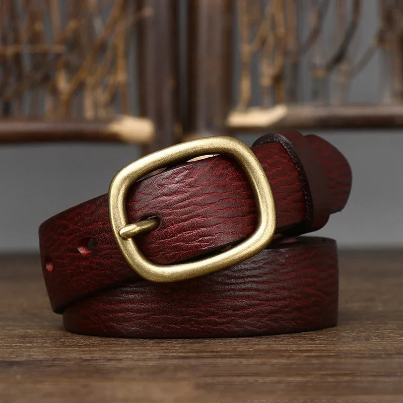Sophia | Women's Leather Belt (2.8 cm Wide)