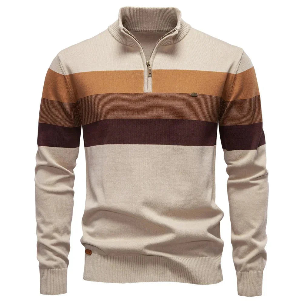 Marcus | Stylish Stand Collar Men’s Pullover