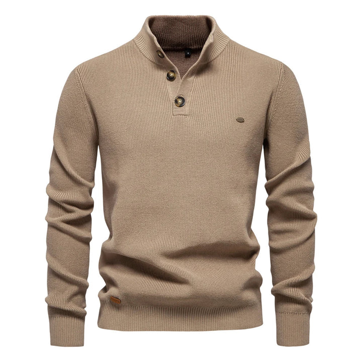 Nathan | Stylish Men’s Button-Detail Pullover