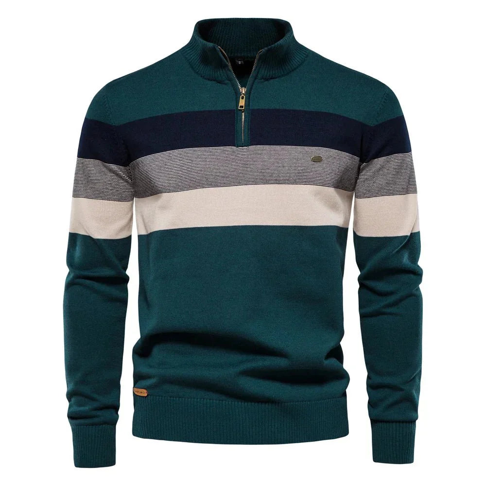 Marcus | Stylish Stand Collar Men’s Pullover