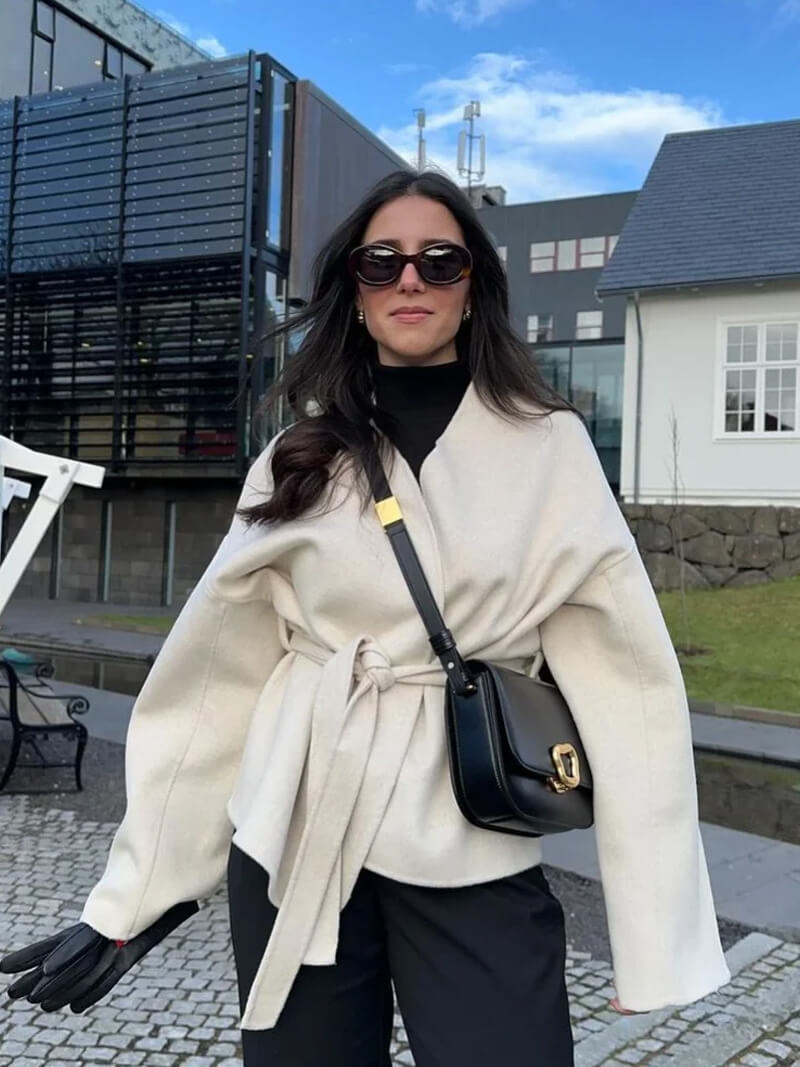 Nora | Wool-Blend Cardigan