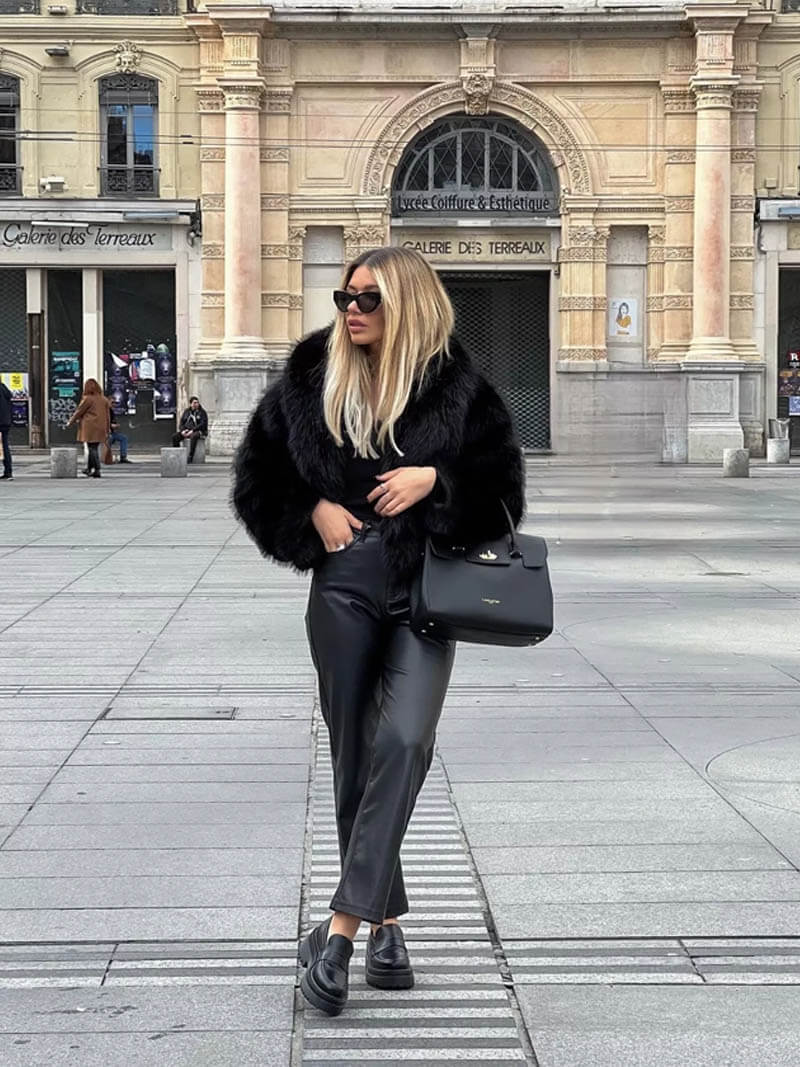 Lydia | Faux Fur Coat