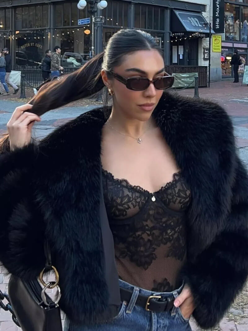 Lydia | Faux Fur Coat