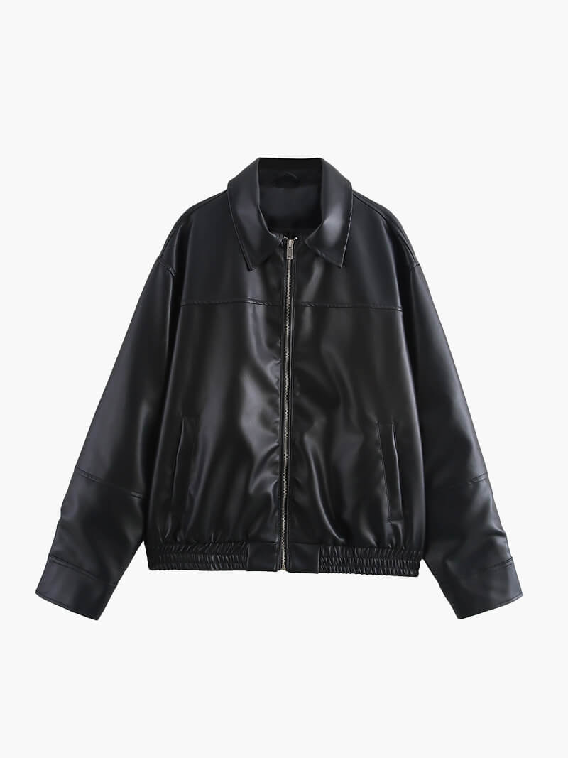 Aria | Faux Leather Jacket
