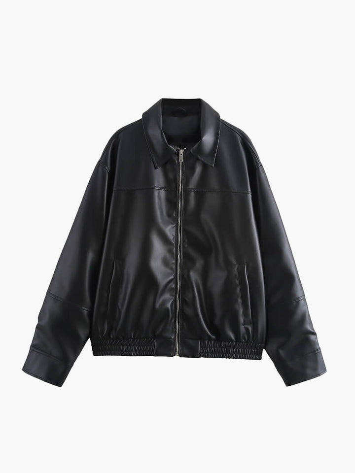 Aria | Faux Leather Jacket