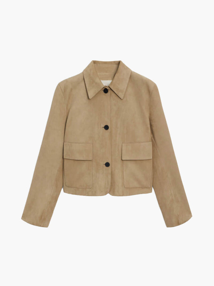Elena | Faux Suede Jacket