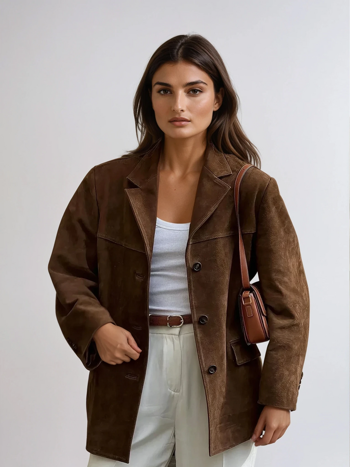 Lucienne | Suede Blazer Jacket