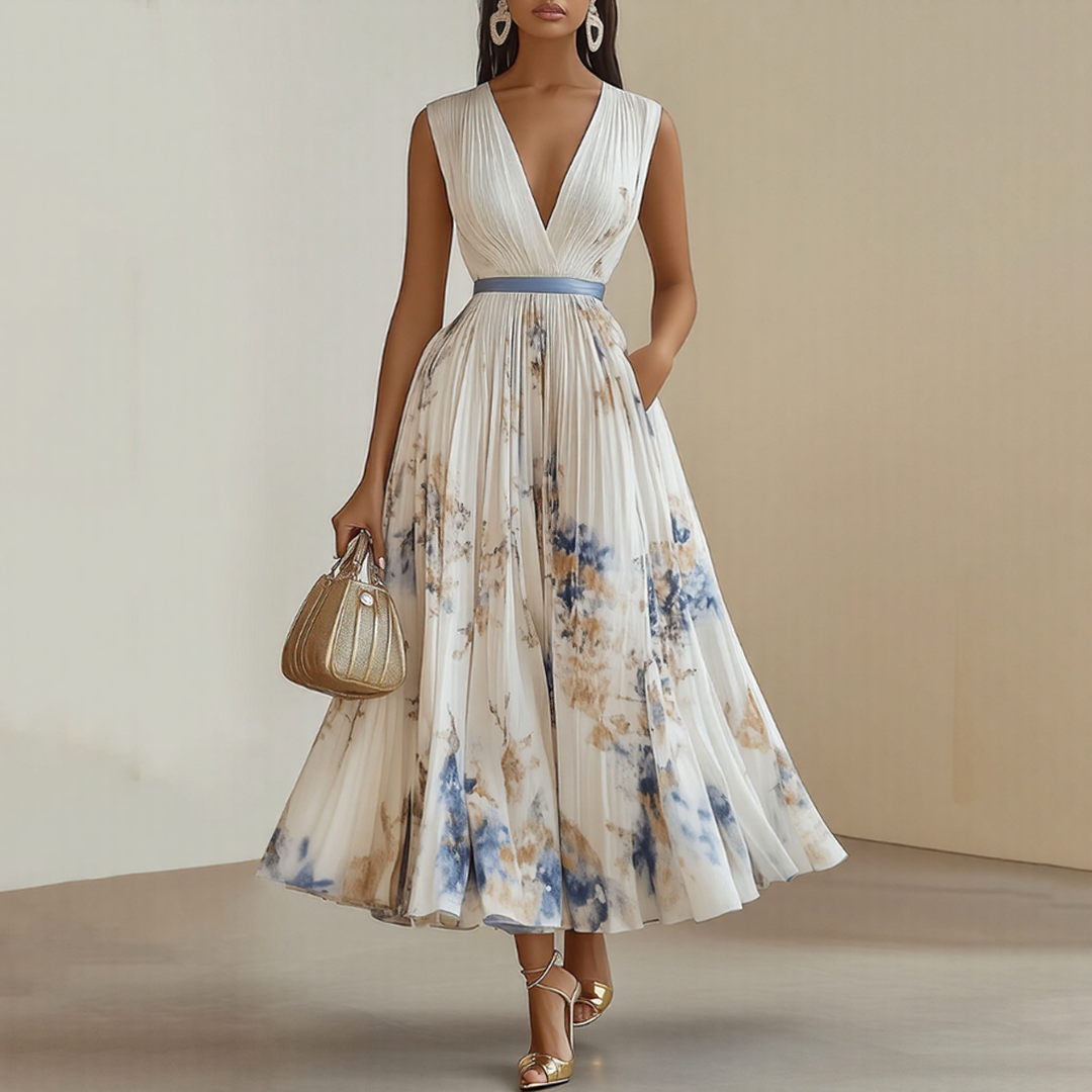 Ally | Bloom Pleated Dress