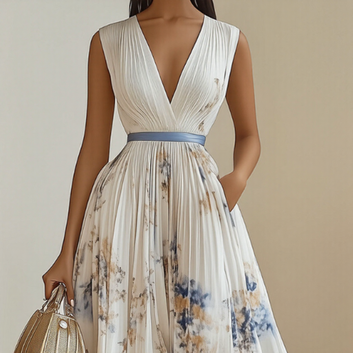 Ally | Bloom Pleated Dress