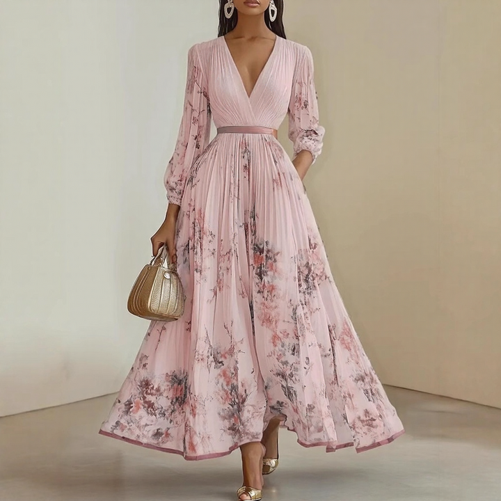 Ally | Bloom Pleated Dress