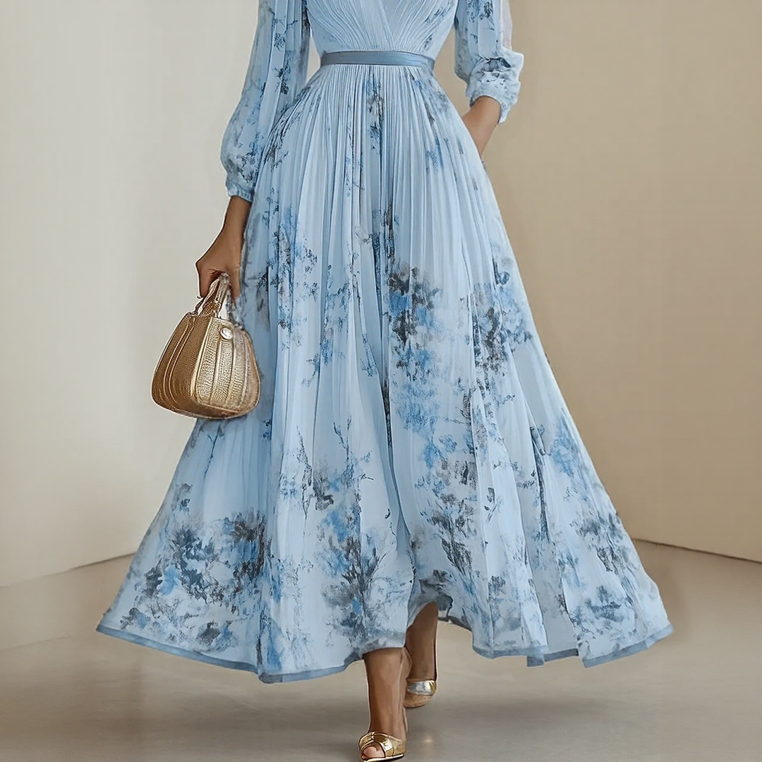 Ally | Bloom Pleated Dress