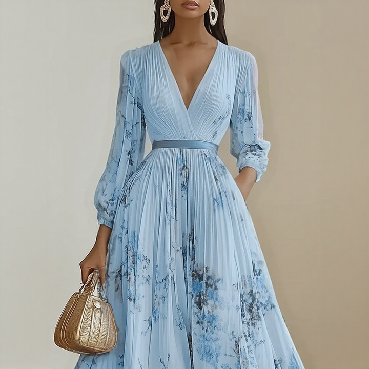 Ally | Bloom Pleated Dress