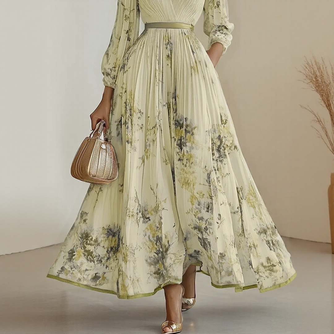 Ally | Bloom Pleated Dress