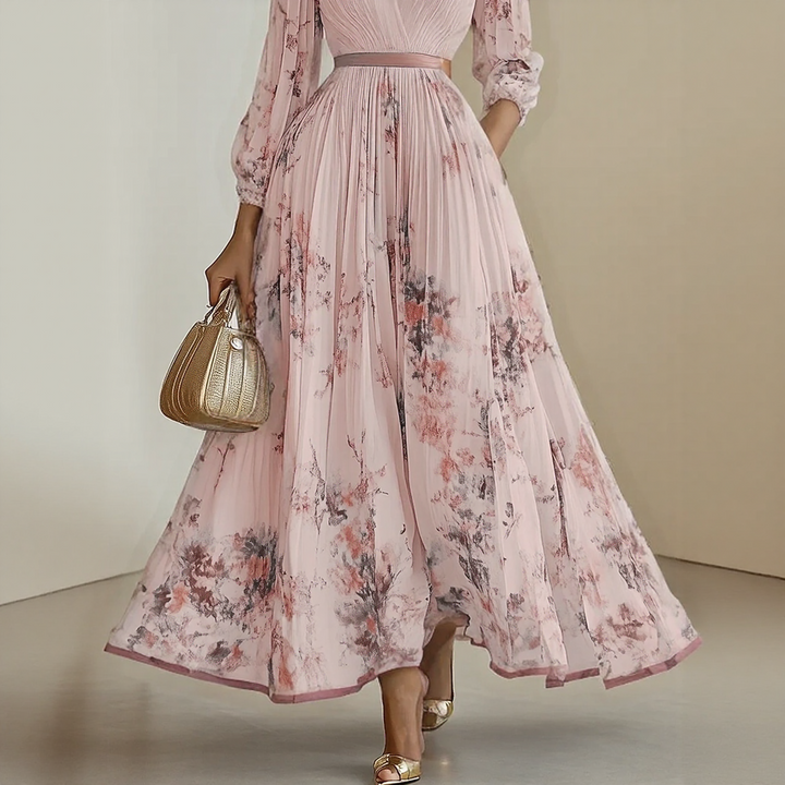 Ally | Bloom Pleated Dress