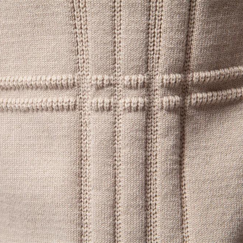 Mason | Men's Sweater with Checkered Design