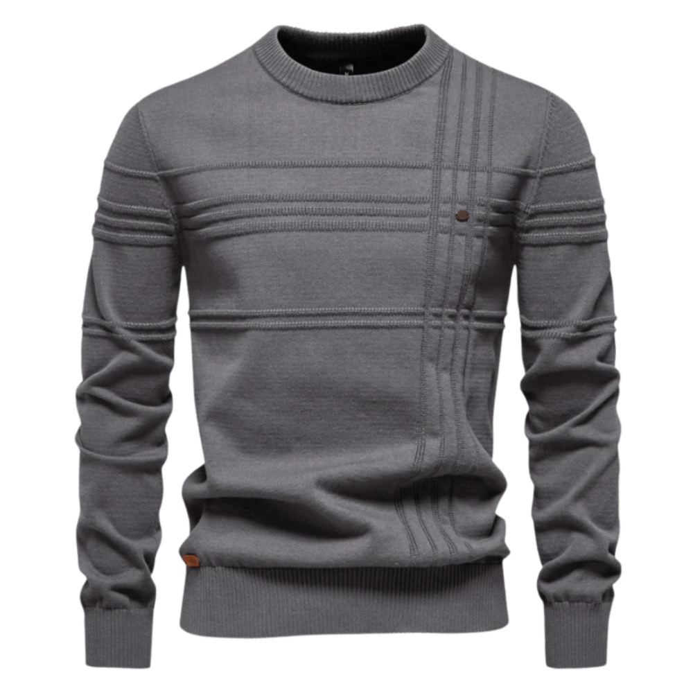 Friedrich | Stylish Men’s Sweater with Check Pattern