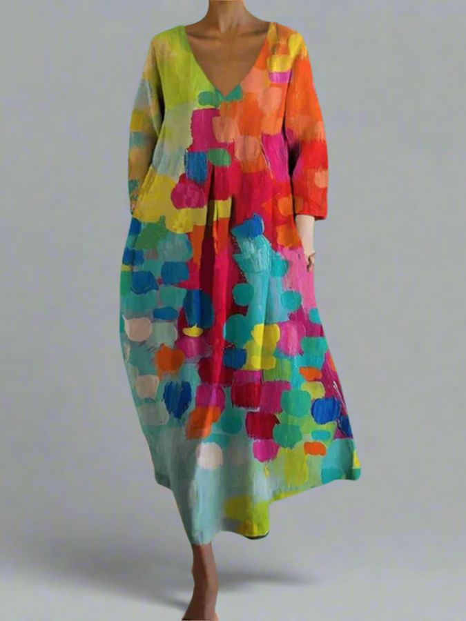 Latitia | Colorflow Dress