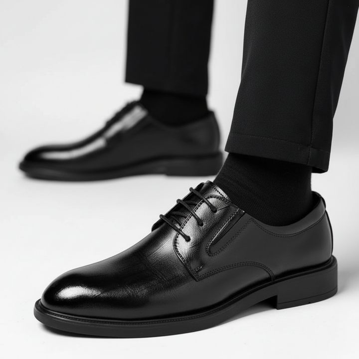Mason | Leather Black Shoes