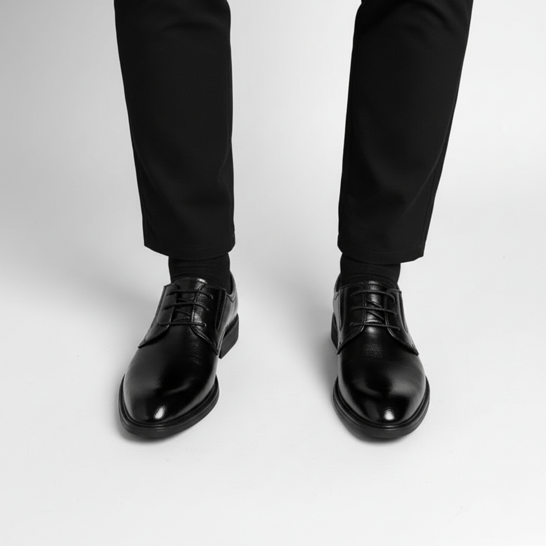 Mason | Leather Black Shoes