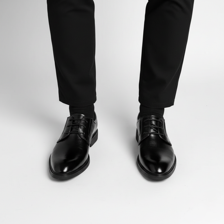 Mason | Leather Black Shoes