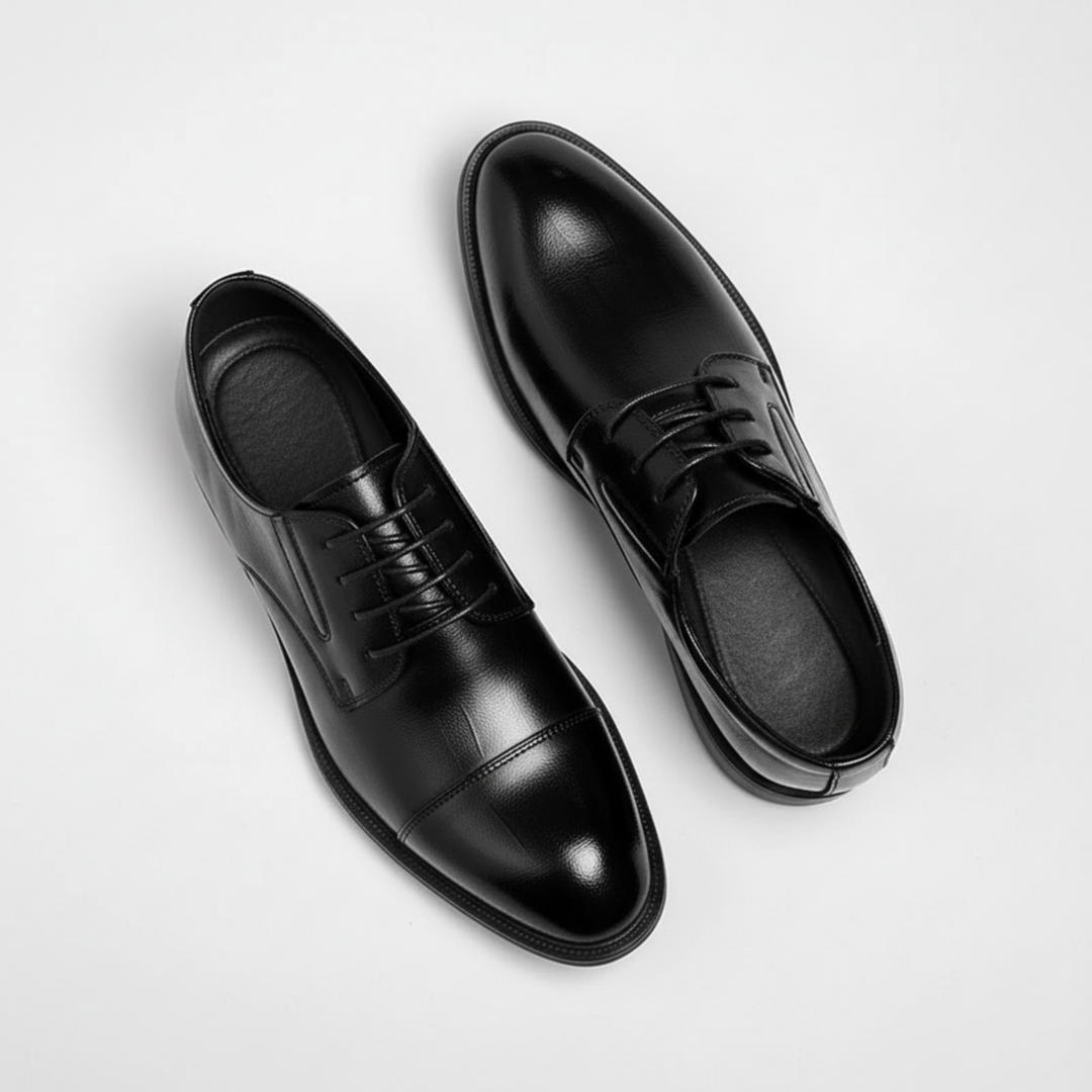 Mason | Leather Black Shoes