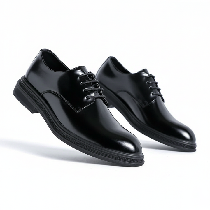 Logan | Black Leather Shoes