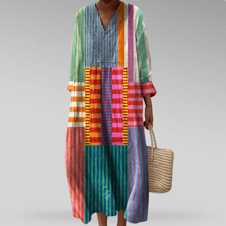 Clara | Geometric Pattern Dress