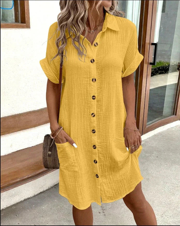 Salma | Belted Polo Dress