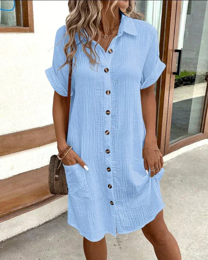 Salma | Belted Polo Dress