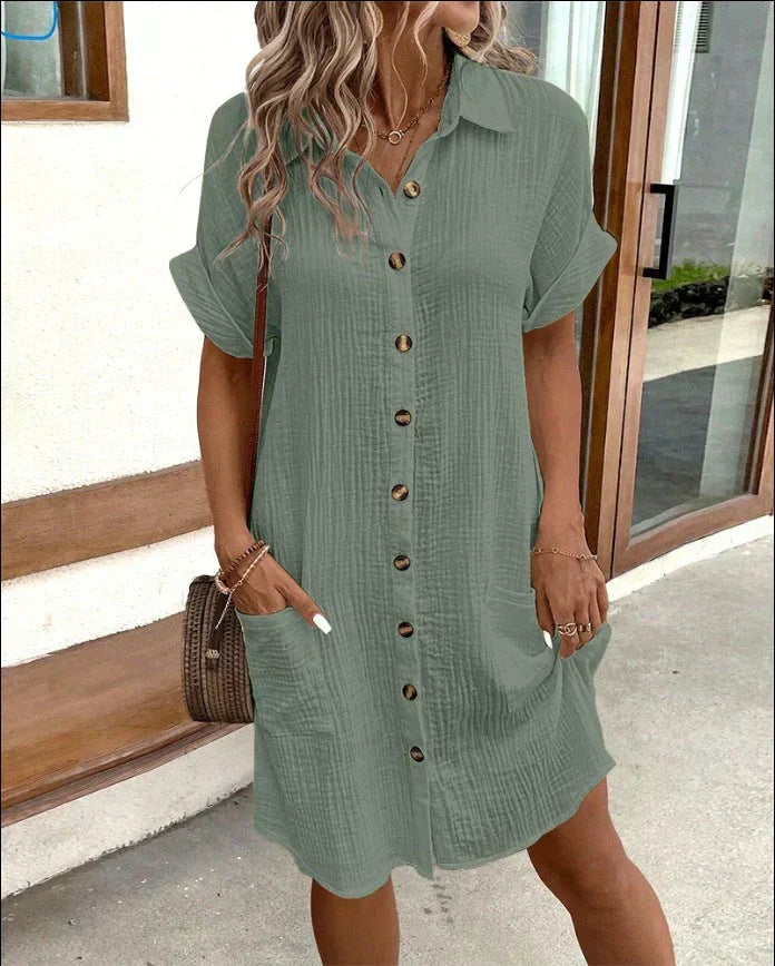 Salma | Belted Polo Dress