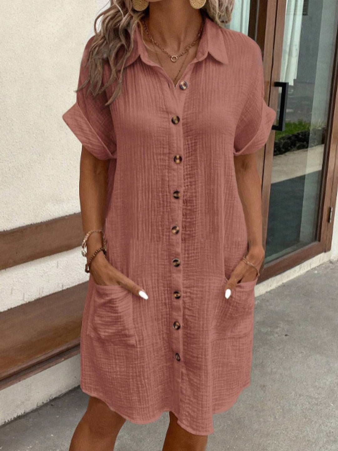 Salma | Belted Polo Dress