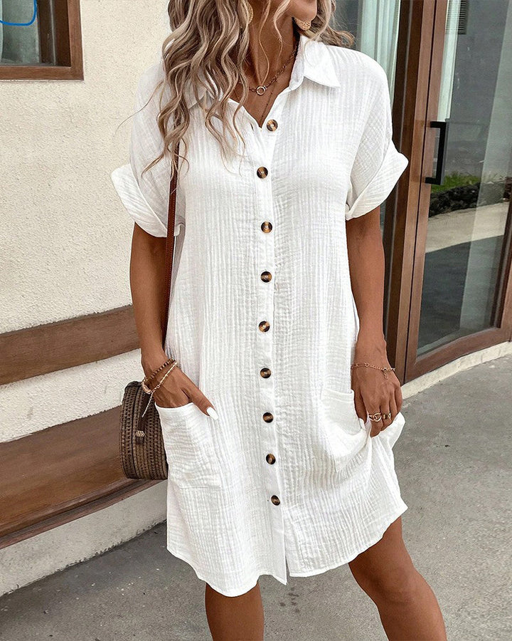 Salma | Belted Polo Dress