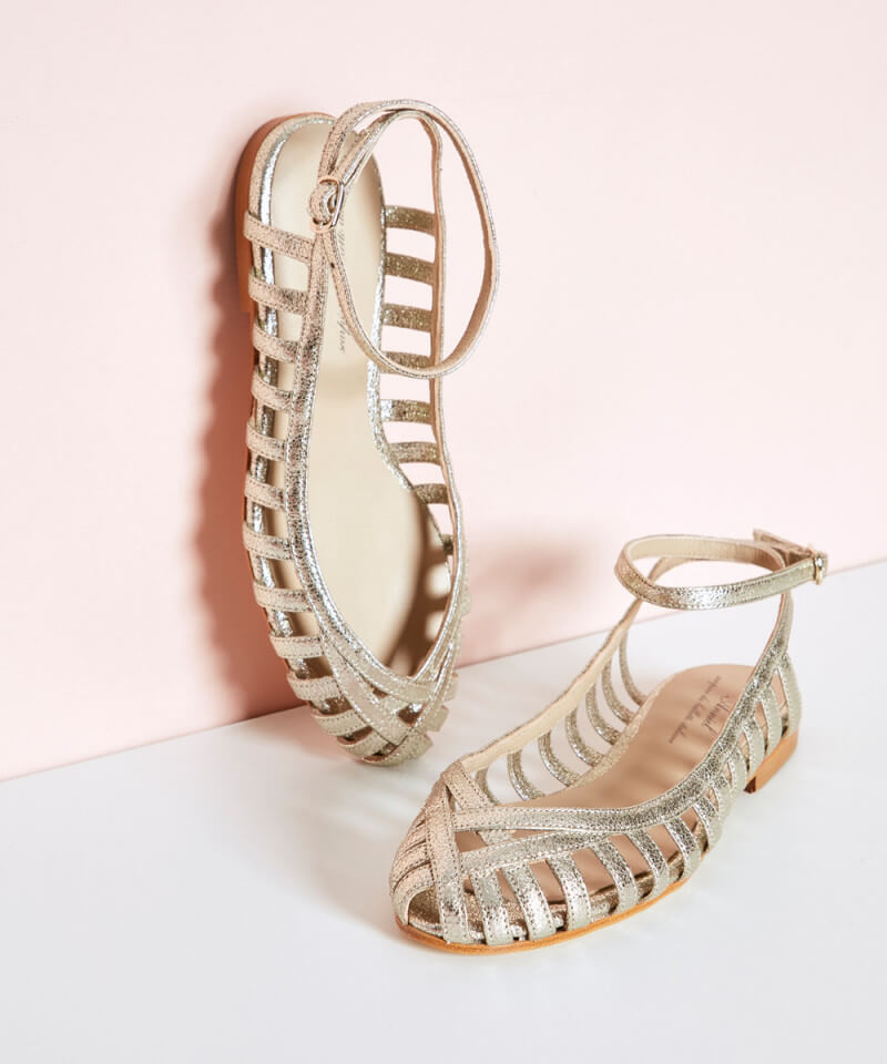 Ivy | Elegant Woven Ballet Flats